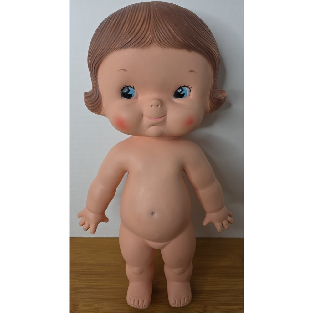 VINTAGE UNEEDA CAMPBELL’S SOUP KID VINYL RUBBER 1974 ADVERTISING DOLL 13”‎ Baby